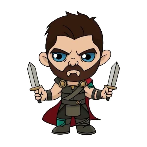 red cliff, dr strange, dr chibi, hombres red cliff con barba