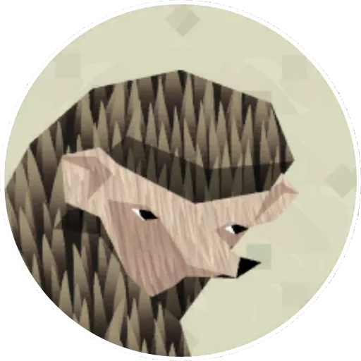 two-dimensional code, animals, animal head, entj-t commander, geometric boar