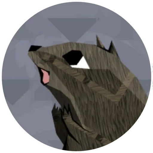wolf, boys, long black wolf, wolf trophy paper technology, paper craft bear head