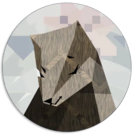 figura, patrón de lobo, lobo animal, lobo poligonal, vector de lobo poligonal