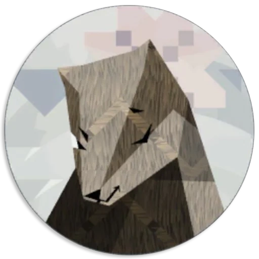 figure, woof woof, loup animal, loup polygonal, vecteur loup polygonal