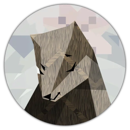 волк, волк значок, волк шаблон, волк оригами, волк векторный