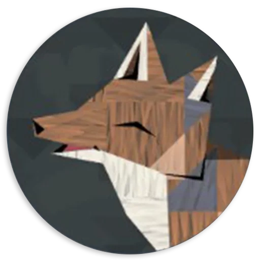 ragazzo, papercraft, schema di lupo maschera fai da te, wolf trophy papercraft, icona di weilan alphadog