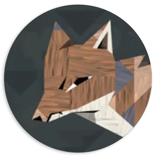 fox, paws art games, shelter 2 bobcats, 2 wolf house, geometric wolf