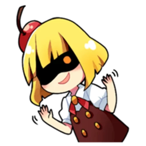 anime, humano, anime tiano, anime autista, rumia touhou kawai