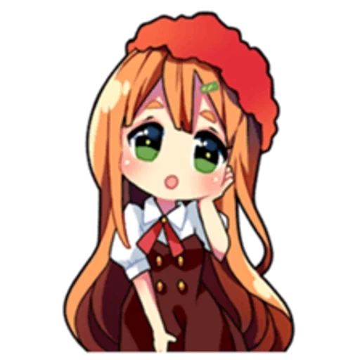 anime, disegni anime, personaggi anime, personaggi anime, monica ddlk chibi