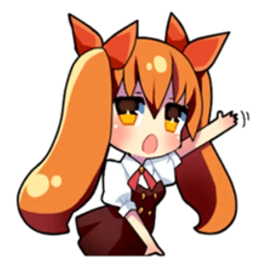 chibi, anime, fox chibi, personagens de anime, anime fox sanko