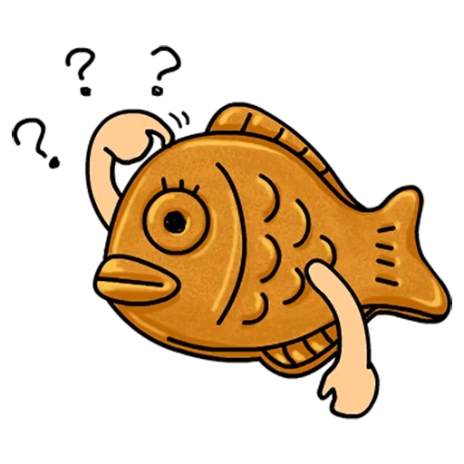 small fish, hedgehog fish, cartoon fish, small fish illustration, funny small fish pattern