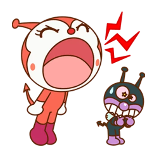 line, line 2, anpanman, анпанман, anpanman baikinman