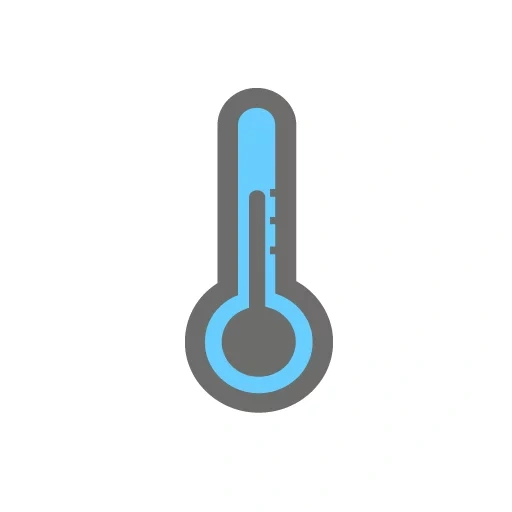термометр иконка, градусник пиктограмма синяя, иконка температура, значок термометра, термометр вектор