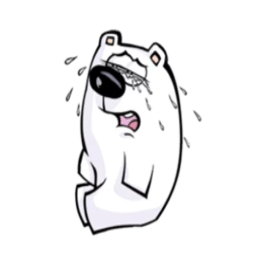 beruang itu lucu, beruang kutub, beruang es, beruang ilustrasi, pola beruang keren