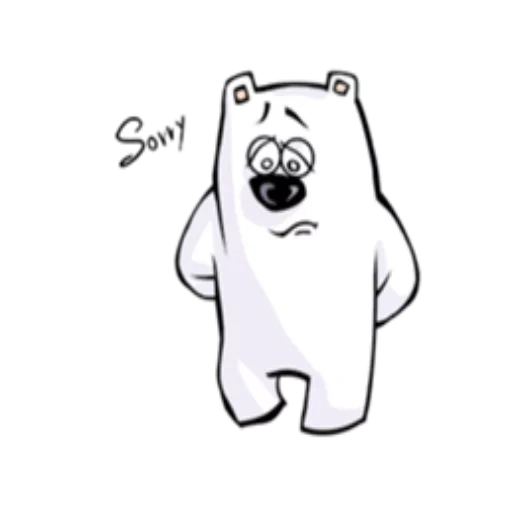 figure, white bear, polar bear, polar bear