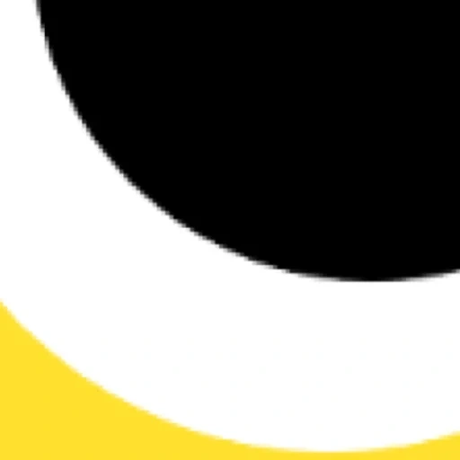 oscuridad, logo de taxi, logotipo del renacimiento, emoji es un óvalo negro, logotipo amarillo en blanco y negro