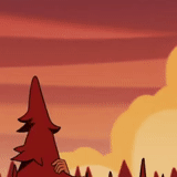 gravity waterfall background, feng gravity falls, gravity waterfall forest, chigden clock, gravity falls chigden part 1
