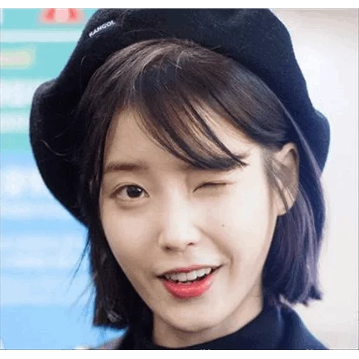 ayu, iu singer, gaya rambut korea, aktris korea, gaya rambut korea