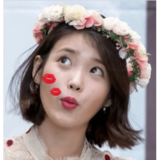 orang asia, karangan bunga, iu palette, aktor korea, aktris korea