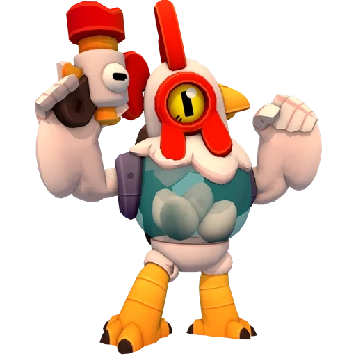 brawl stars, bravstas, rico chicken, rico rooster brable star, bravo star barry skin