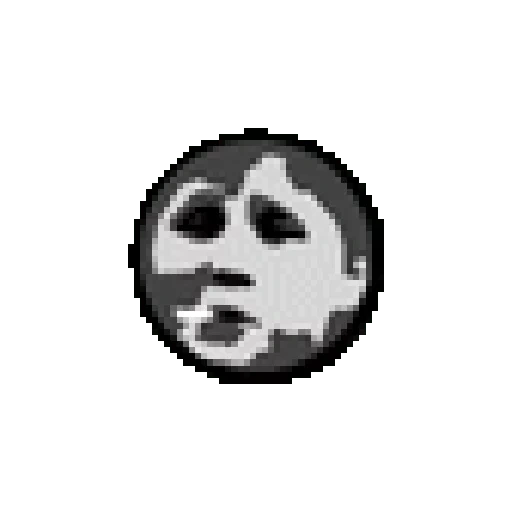 face, pixels, dark, pixel art, pixel art 128x128 pixels