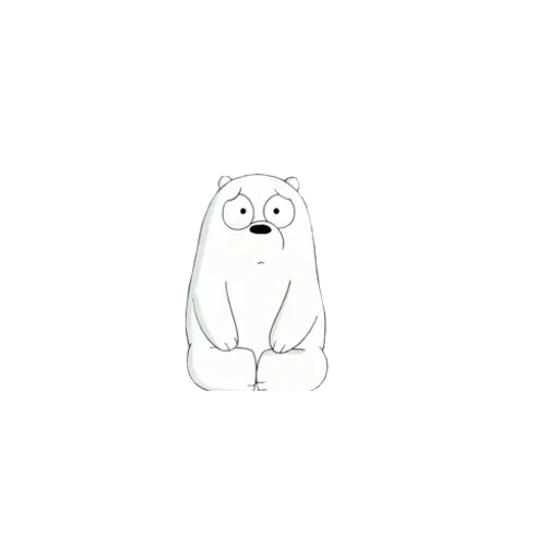 oso polar, el oso es lindo, el oso es blanco, somos osos desnudos blancos, osos desnudos oso blanco