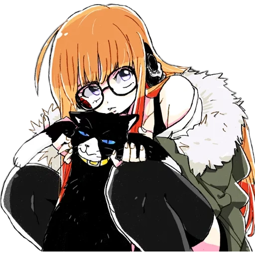 immagine, futaba sakura, futaba sakura, persona 5 futab morgan, persona 5 manga futaba sakura