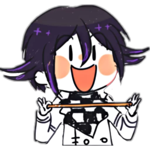 anime zeichnungen, anime charaktere, kokichi oma gach, kokichi oma chibi, schöne anime zeichnungen