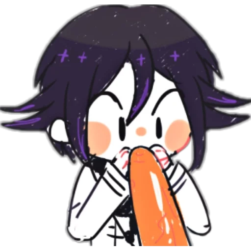 chibi, animação chibi, animação é fofa, personagem de anime, animação kokichi chibi