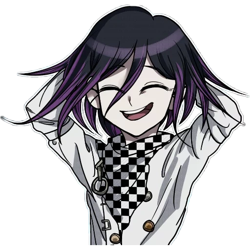 kokichi, oma kokichi, kokichi ouma, kokichi grey hintergrund, dangganronpa 3 kokichi ohm