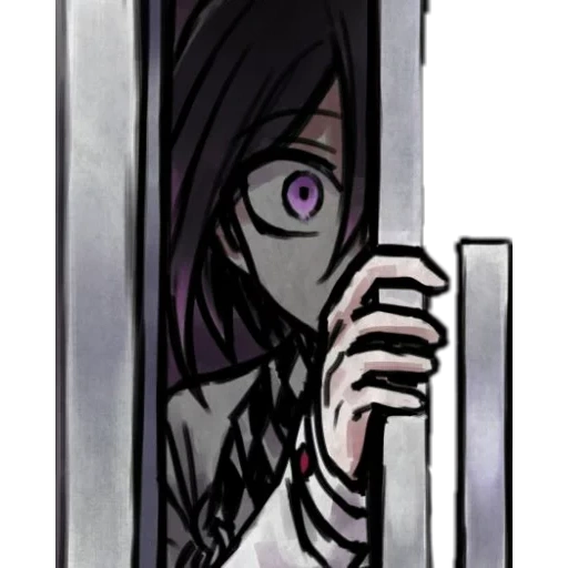 марфа, рисунок, егор летов, кокичи оума, ouma kokichi