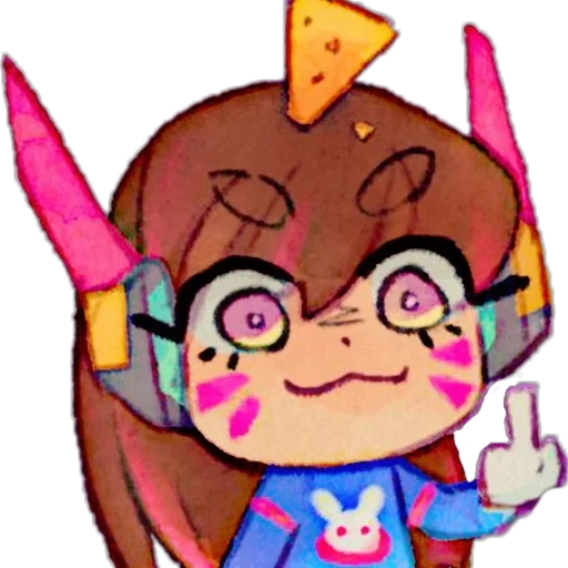 d va, гремлин d.va, дива овервотч, дива овервотч чиби, овервотч nerf this