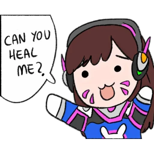 овервотч дива, дива овервотч, overwatch d va, дива овервотч арт, дива овервотч чиби