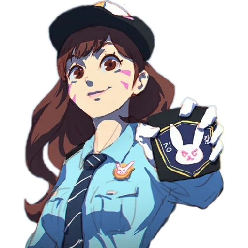 dva, d va, overwatch d va, аниме полицейский, овервотч лусио дива