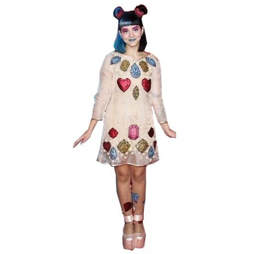 melanie martinez, kostum boneka voodoo, boneka halloween voodoo, kostum kukla voodoo halloween, kostum boneka halloween diy