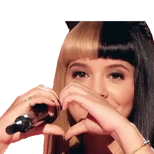 emoji, melanie, übersee, melanie martinez, herzen mit fingern