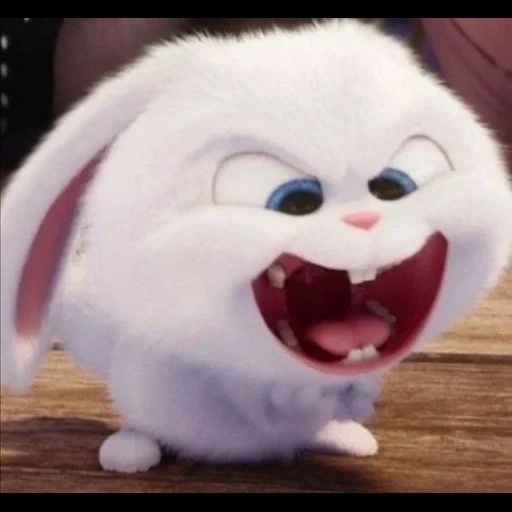 rabbit snowball, rabbit snowball cartoon, the secret life of pets, little life of pets rabbit, secret life of pets 2 rabbit snowball