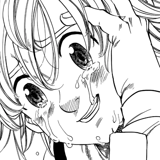 manga, picture, meliodas ap felk, seven mortal sins manga, seven mortal sins elizabeth manga