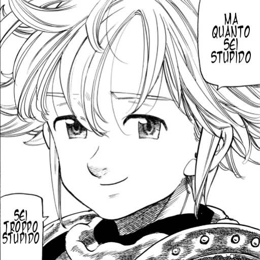 meliodas ap felk, sette peccati mortali, manga sette peccati mortali, bin manga sette peccati mortali, sette peccati mortali elizabeth manga