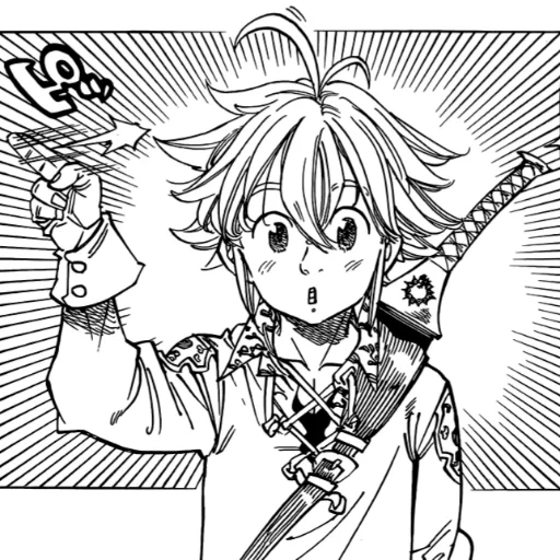 manga meliodas, meliodas ap felk, meliodas tujuh manusia, 7 sin fana meliodas, tujuh dosa fana meliodas