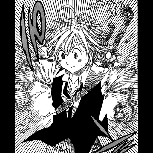 manga meliodas, meliodas ap felk, manga tujuh dosa fana, tujuh dosa fana manga meliodas, tujuh dosa mana manga gilsander