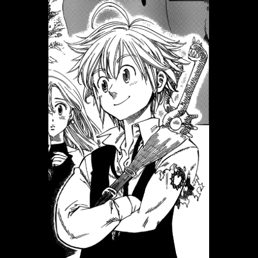 melidas, manga meliodos, meliodos ap felk, 7 pecados mortales meliodas, siete pecados mortales meliodas