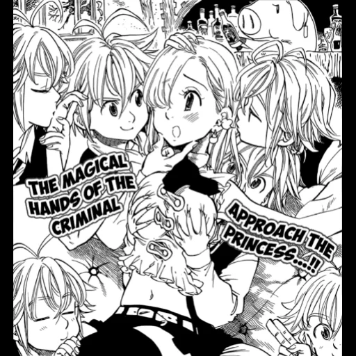 meliodas ap felk, manga seven mortals, seven mortal sins, seven mortal sins manga, seven mortal sins jenna manga