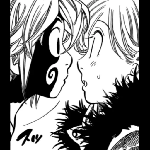 manga meliodas, meliodas ap felk, meliodas elizabeth zeldris, manga sete pecados mortais, sete pecados mortais mangá meliodas