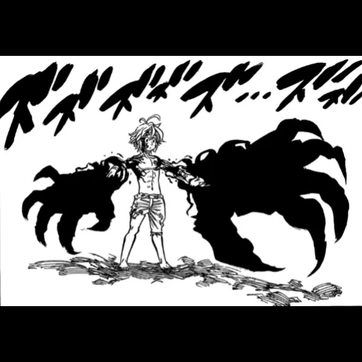 meliodas demon, meliodas sette mortali, meliodas sette peccati mortali, escanor seven mortal sins demone, sette peccati mortali di manga demone meliodas