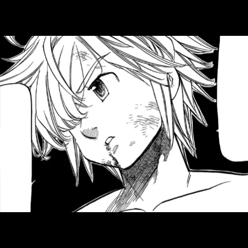 mangá, desenhos de anime, meliodas demon, meliodas ap felk, manga sete pecados mortais