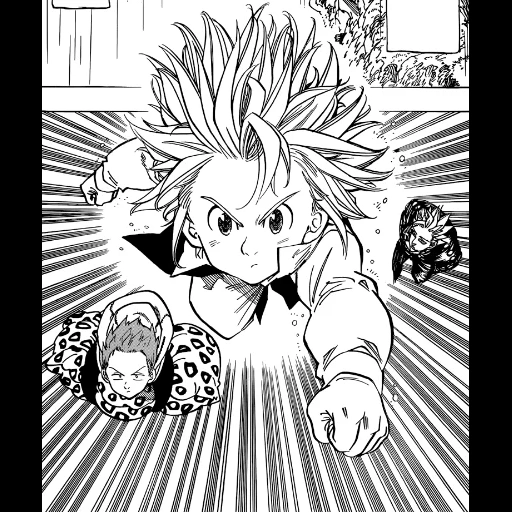 sieben sterbliche sünden, manga sieben sterbliche sünden, 7 sterbliche sünden von tom manga, manga sieben sterbliche sünden deckung, sieben sterbliche sünden von manga meliodas gegen mael