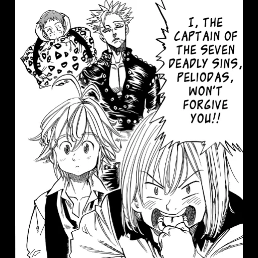 meliodas ap felk, seven mortal sins, manga seven mortal sins, gelda seven mortal sins manga, seven mortal sins gilsander manga