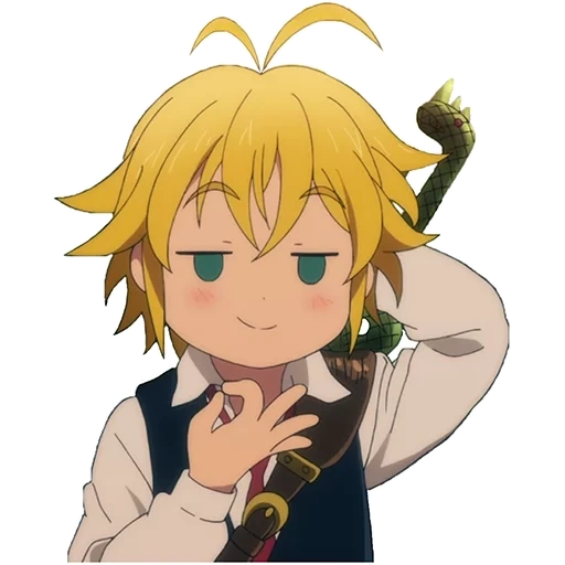 meliodas, meliodas faccia, meliodas ap felk, meliodas smiley, sette meliodas dei peccati mortali