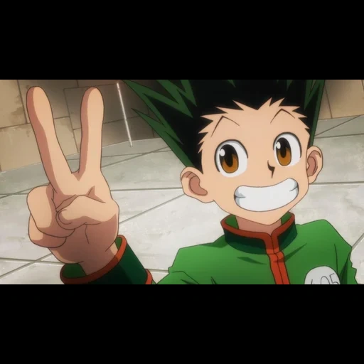 gon, hunter x hunter, gon freecss скриншот, кнов хантер х хантер, гон хантер х хантер 116 серия