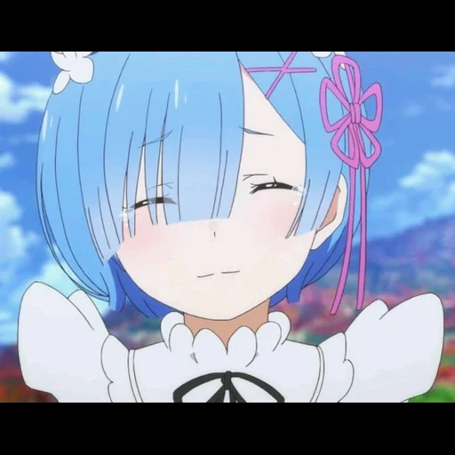 ре зеро, rem rezero, re zero rem, аниме рэм плачет, re:zero жизнь нуля альтернативном мире