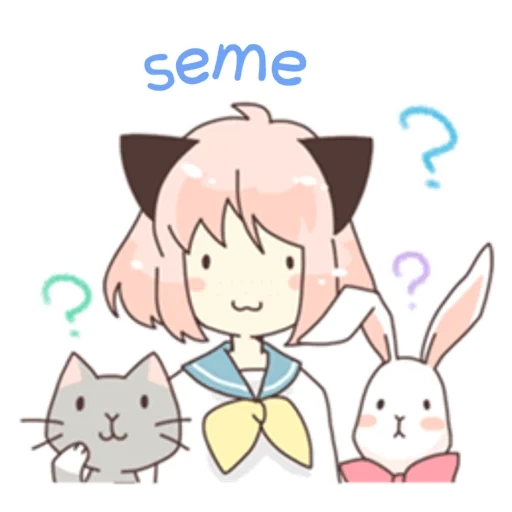 anime, anime kawai, anime felix, cat ear girl necoco