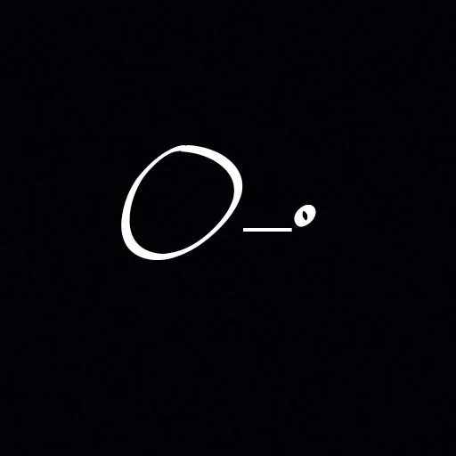 darkness, the icon of the magnifier, logo design, on a black background, the logo of the photographer